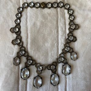 Giles & Brother Georgian collar necklace mixed metal brass finish 2013